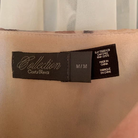 A flowy maxi dress with a floral print , Costa Blanca , size medium - Picture 4 of 5